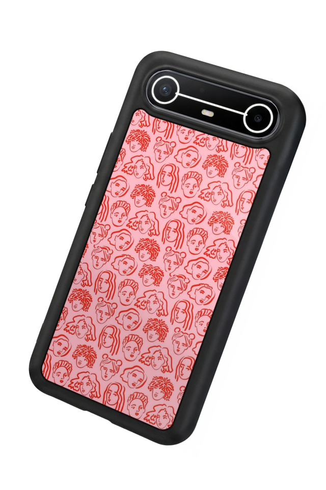 Tecno Spark Slim 5G Uyumlu Line Art Tasarımlı Glossy Premium Kılıf