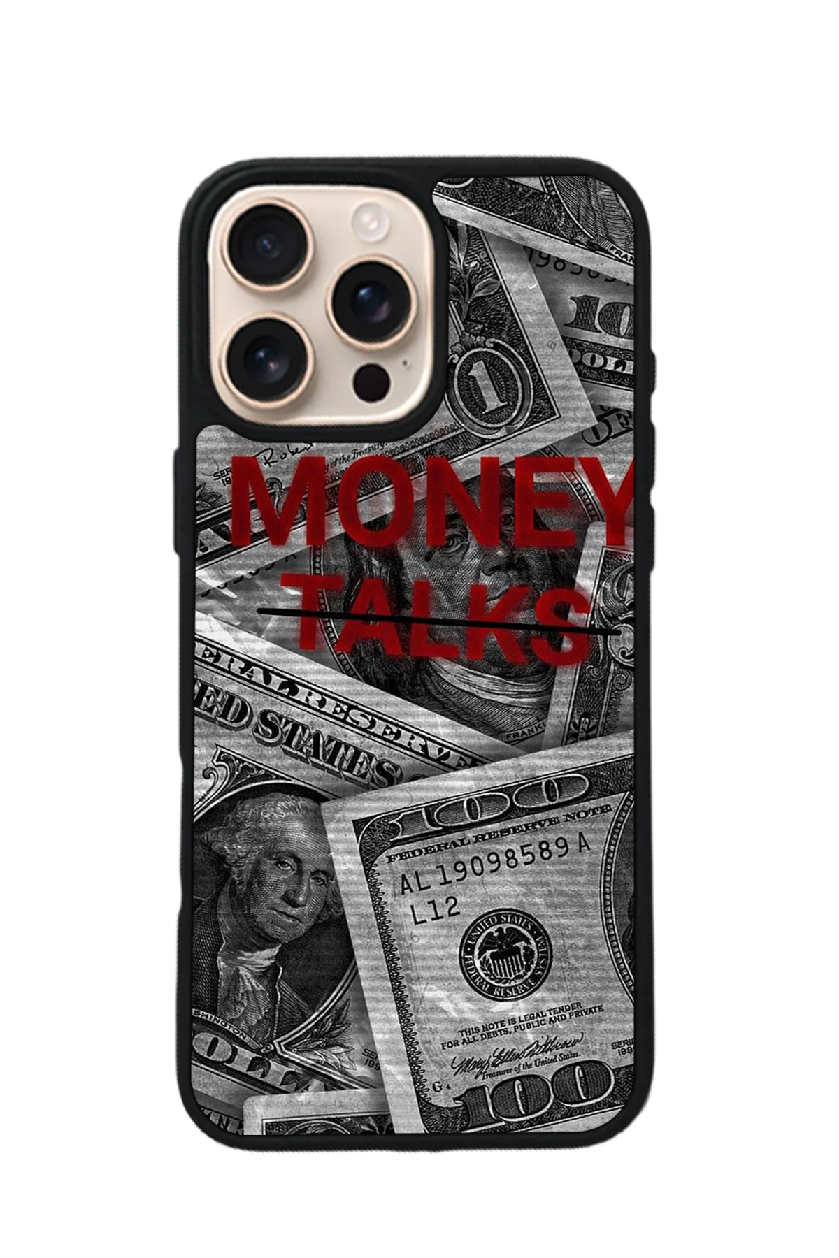 iPhone 16 Pro Uyumlu Money Para Tasarımlı Glossy Premium Kılıf