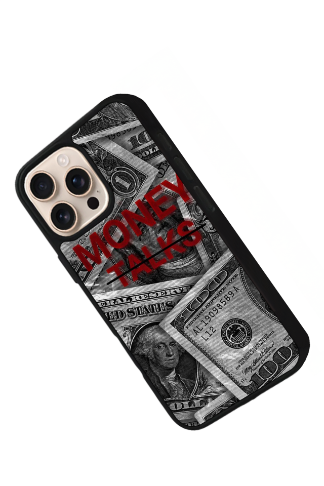 iPhone 16 Pro Uyumlu Money Para Tasarımlı Glossy Premium Kılıf