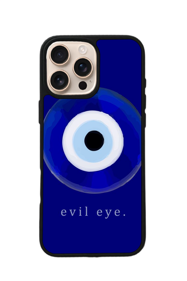 iPhone 16 Pro Max Uyumlu Nazar Tasarımlı Glossy Premium Kılıf