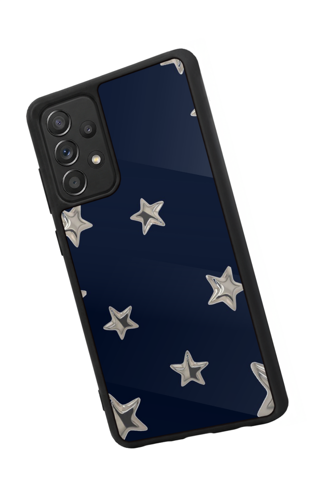 Samsung Galaxy A72 Uyumlu Retro Yildizlar Tasarımlı Glossy Premium Kılıf