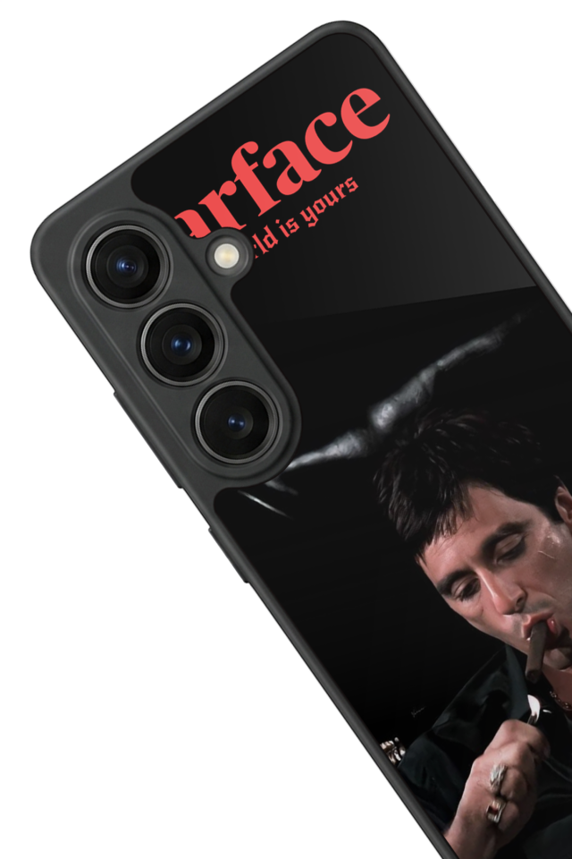 Samsung Galaxy S26 Uyumlu Scarface Tasarımlı Glossy Premium Kılıf