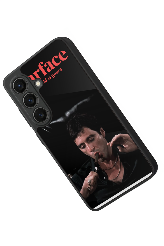 Samsung Galaxy S26 Uyumlu Scarface Tasarımlı Glossy Premium Kılıf