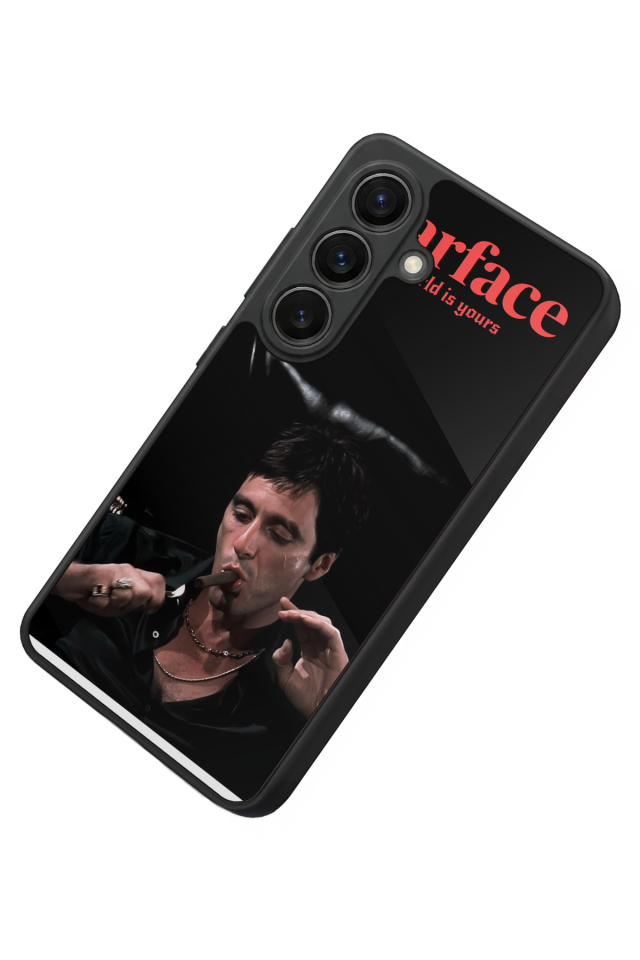 Samsung Galaxy S26 Uyumlu Scarface Tasarımlı Glossy Premium Kılıf