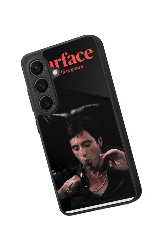 Samsung Galaxy S26 Uyumlu Scarface Tasarımlı Glossy Premium Kılıf