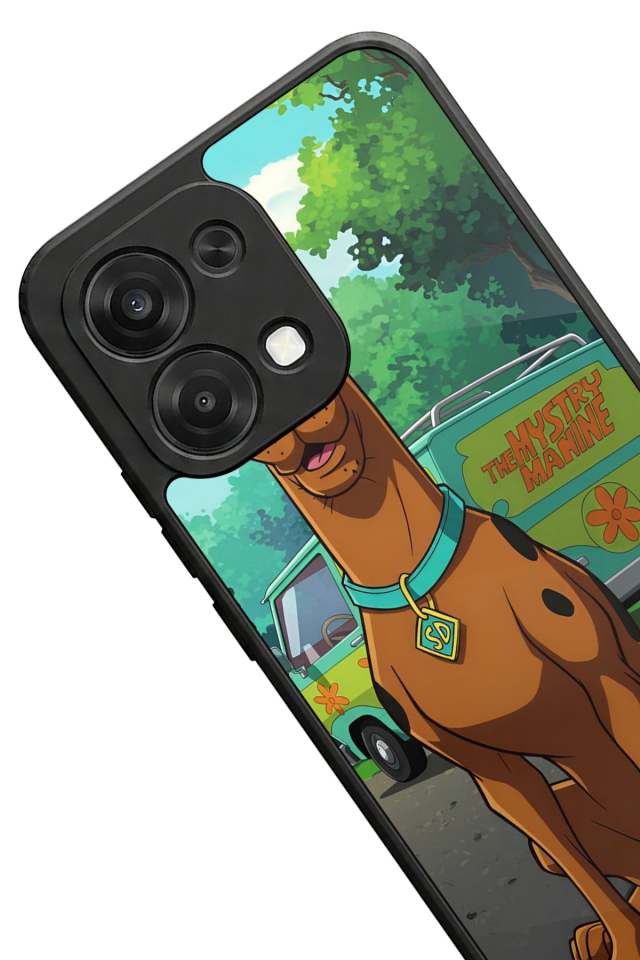 Oppo A6 Pro Uyumlu Scooby Doo Tasarımlı Glossy Premium Kılıf