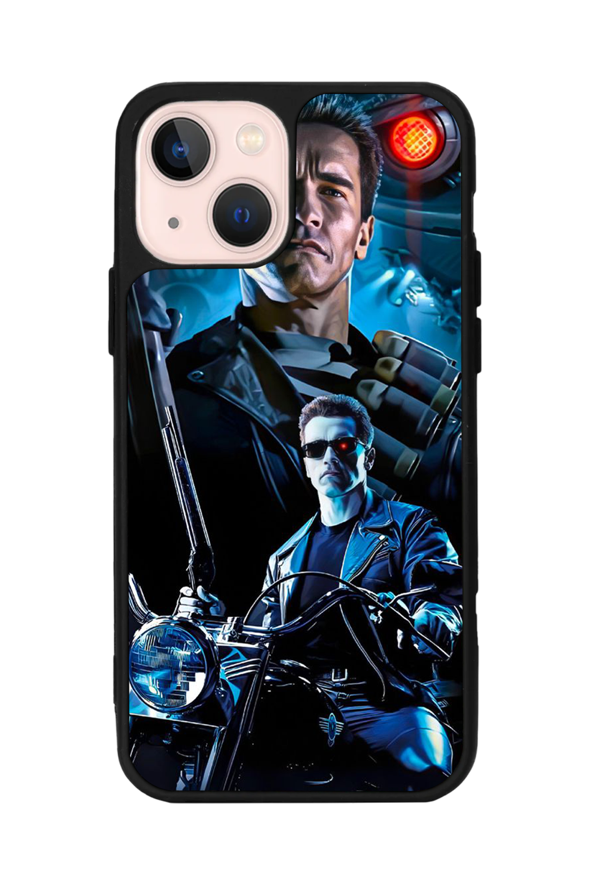 iPhone 14 Plus Uyumlu Terminator Tasarımlı Glossy Premium Kılıf