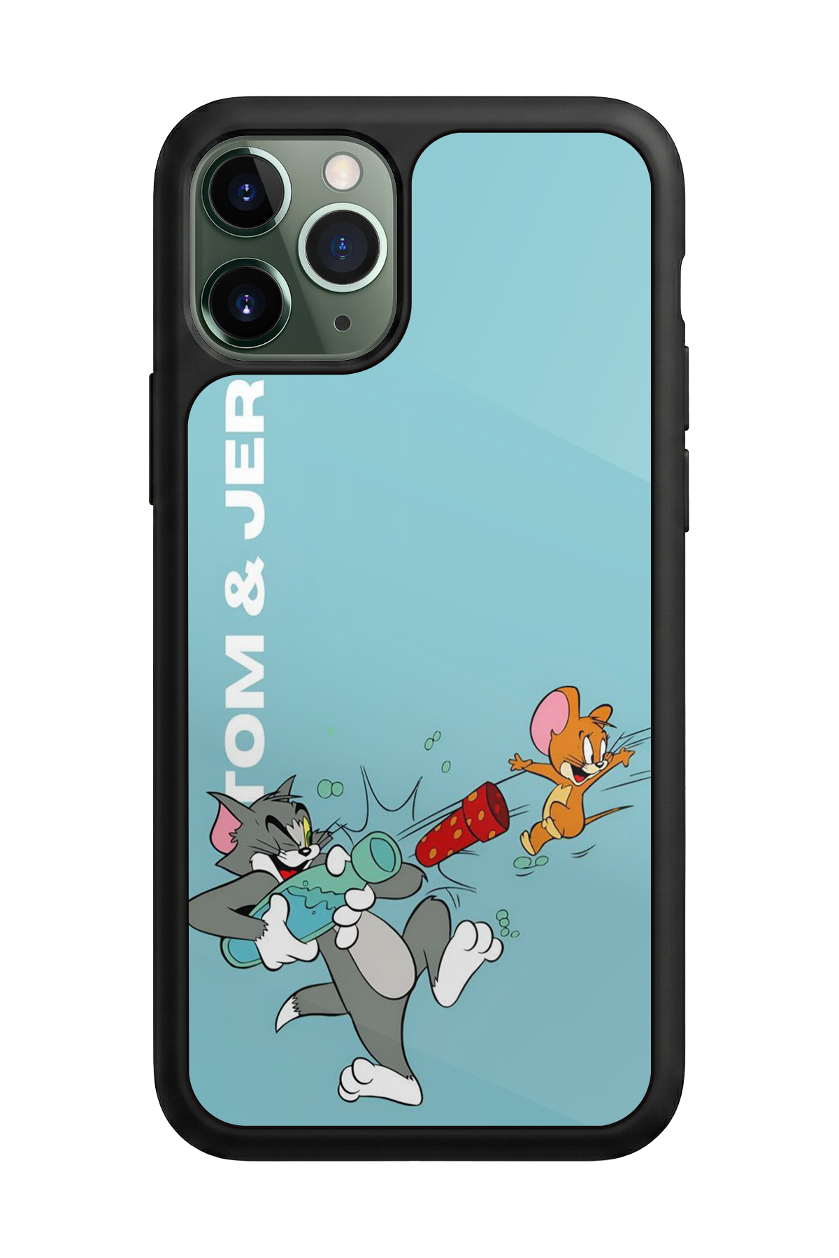 iPhone 11 Pro Uyumlu Tom And Jerry Tasarımlı Glossy Premium Kılıf
