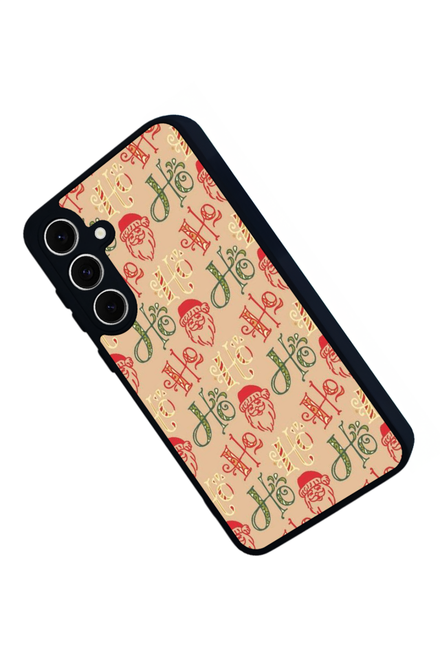 Samsung Galaxy S24 FE Uyumlu Yilbasi Christmas Tasarımlı Glossy Premium Kılıf