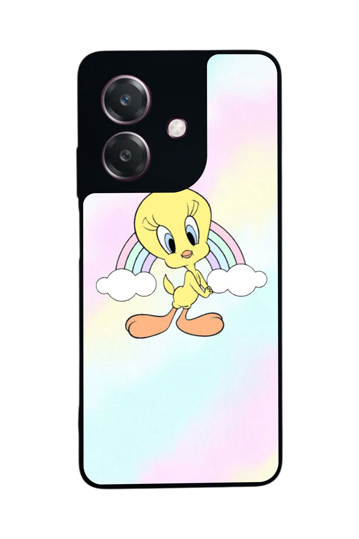 Oppo A3 5G Uyumlu Tweety Tasarımlı Glossy Premium Kılıf