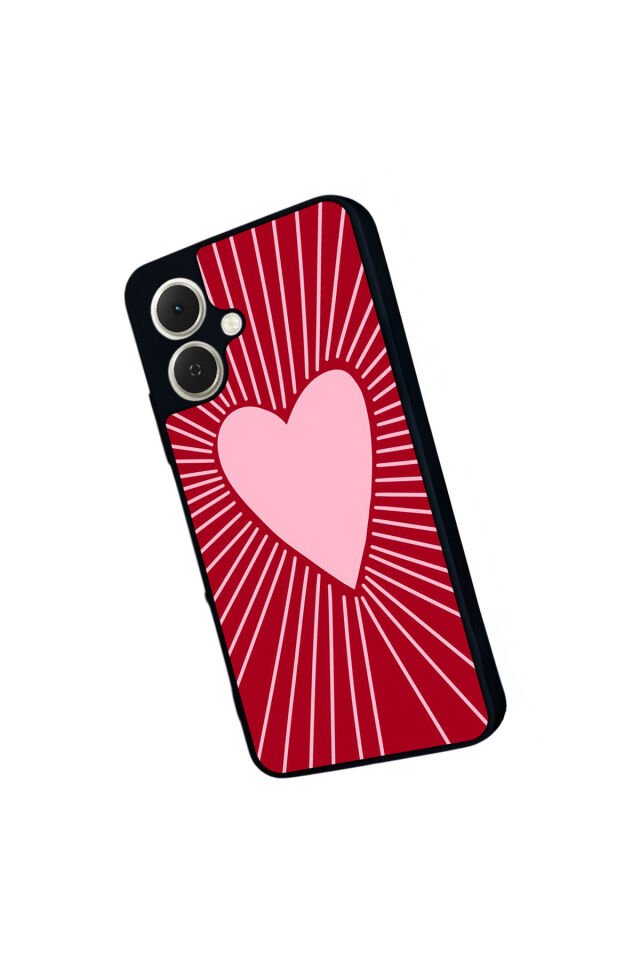 Tecno Spark GO 2 Uyumlu Kalp Love Tasarımlı Glossy Premium Kılıf