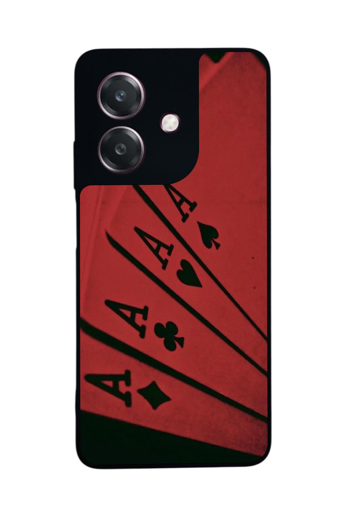 Oppo A3 5G Uyumlu Kart Tasarımlı Glossy Premium Kılıf