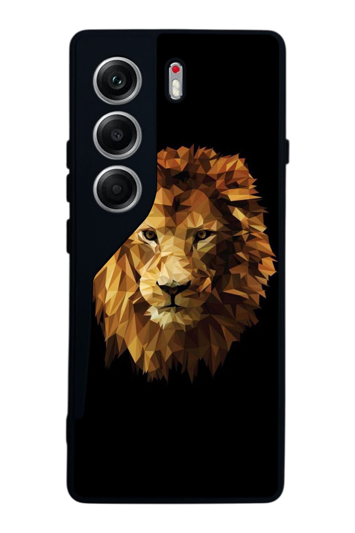 Tecno Camon 40 Uyumlu Aslan Tasarımlı Glossy Premium Kılıf