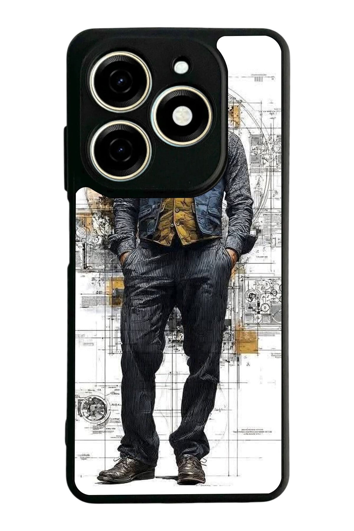 Infınıx Smart 8 Pro Uyumlu Joker Tasarımlı Glossy Premium Kılıf