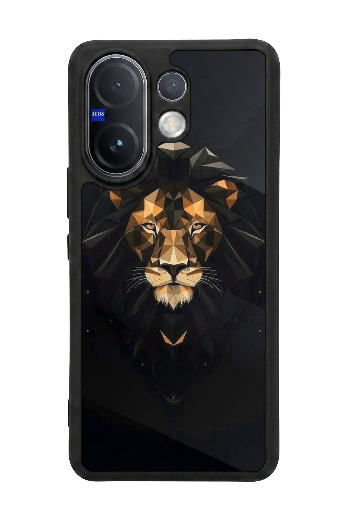 Vivo V60 Uyumlu Aslan Tasarımlı Glossy Premium Kılıf
