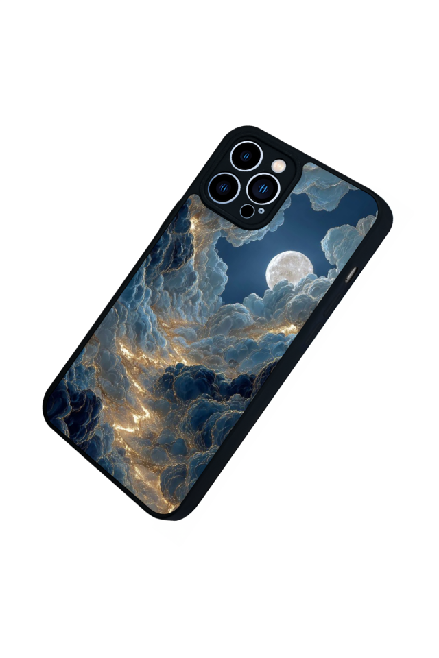 iPhone 13 Pro Max Uyumlu Ay Tasarımlı Glossy Premium Kılıf