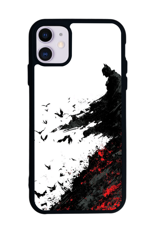 iPhone 11 Uyumlu Batman Tasarımlı Glossy Premium Kılıf