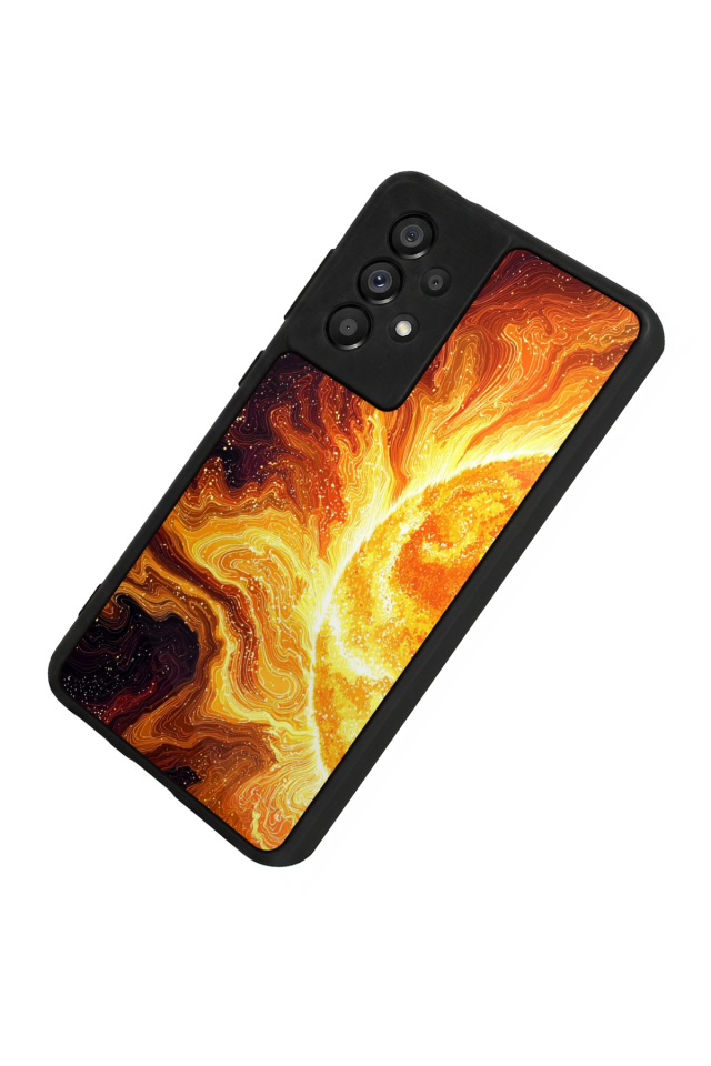 Samsung Galaxy A73 Uyumlu Güneş Tasarımlı Glossy Premium Kılıf