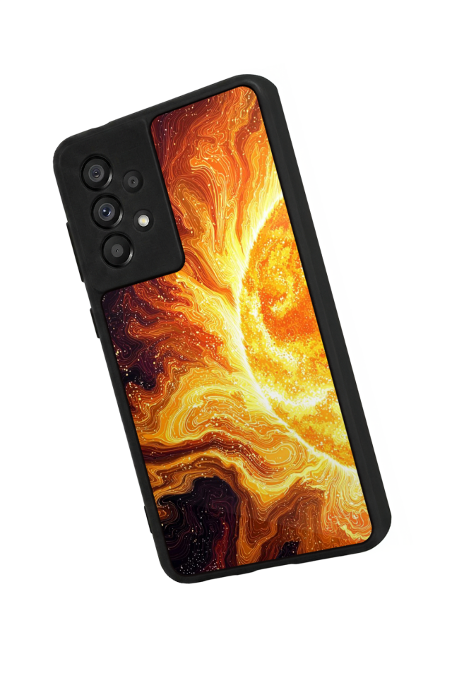 Samsung Galaxy A73 Uyumlu Güneş Tasarımlı Glossy Premium Kılıf