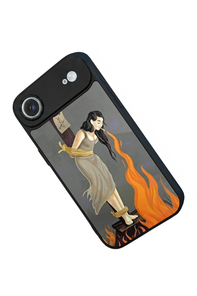 iPhone 17 Air Uyumlu Kalp Love Tasarımlı Glossy Premium Kılıf