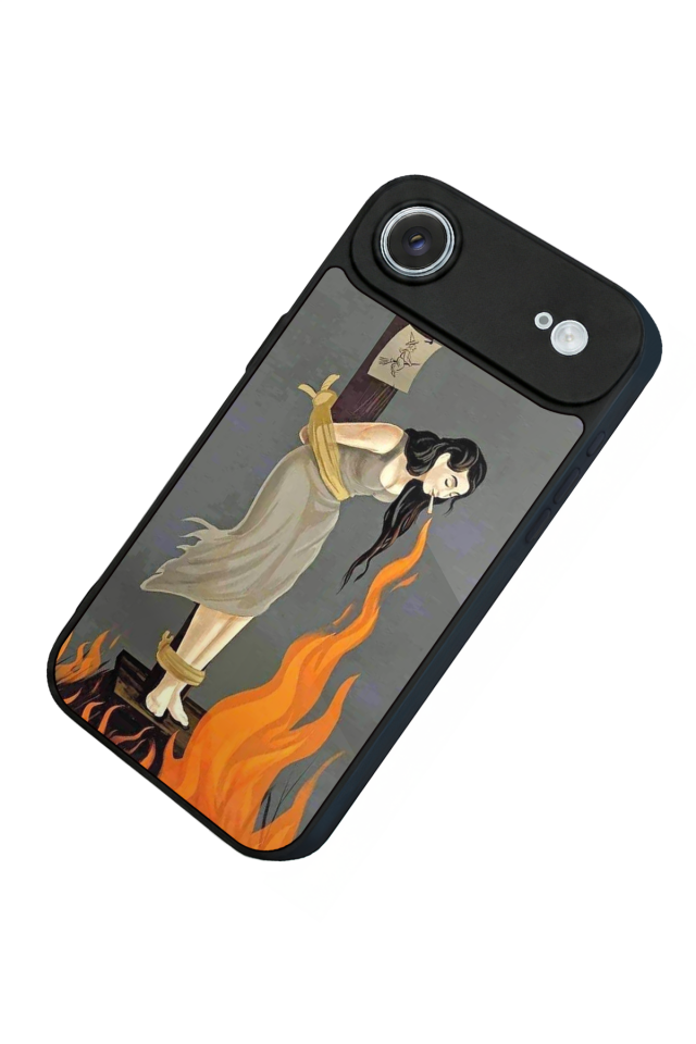 iPhone 17 Air Uyumlu Kalp Love Tasarımlı Glossy Premium Kılıf