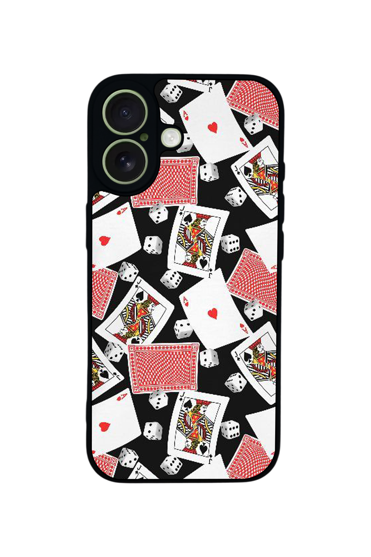 iPhone 17 Uyumlu Kart Tasarımlı Glossy Premium Kılıf