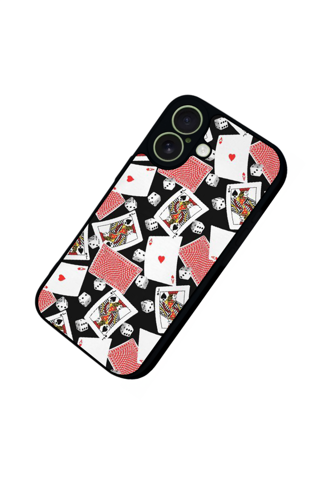 iPhone 17 Uyumlu Kart Tasarımlı Glossy Premium Kılıf
