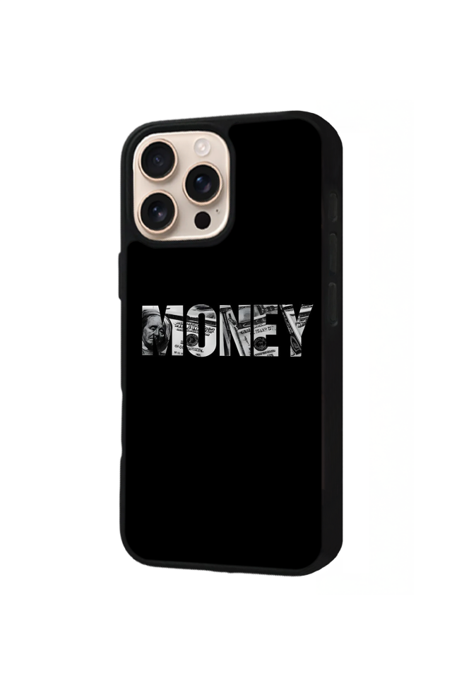 iPhone 16 Pro Uyumlu Money Para Tasarımlı Glossy Premium Kılıf