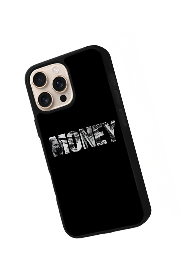 iPhone 16 Pro Uyumlu Money Para Tasarımlı Glossy Premium Kılıf