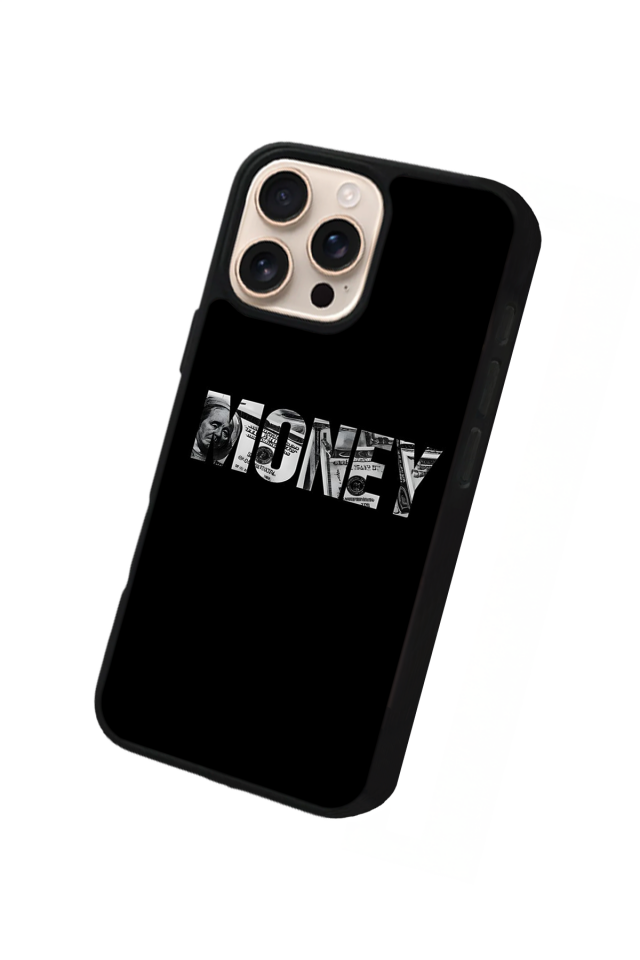 iPhone 16 Pro Uyumlu Money Para Tasarımlı Glossy Premium Kılıf