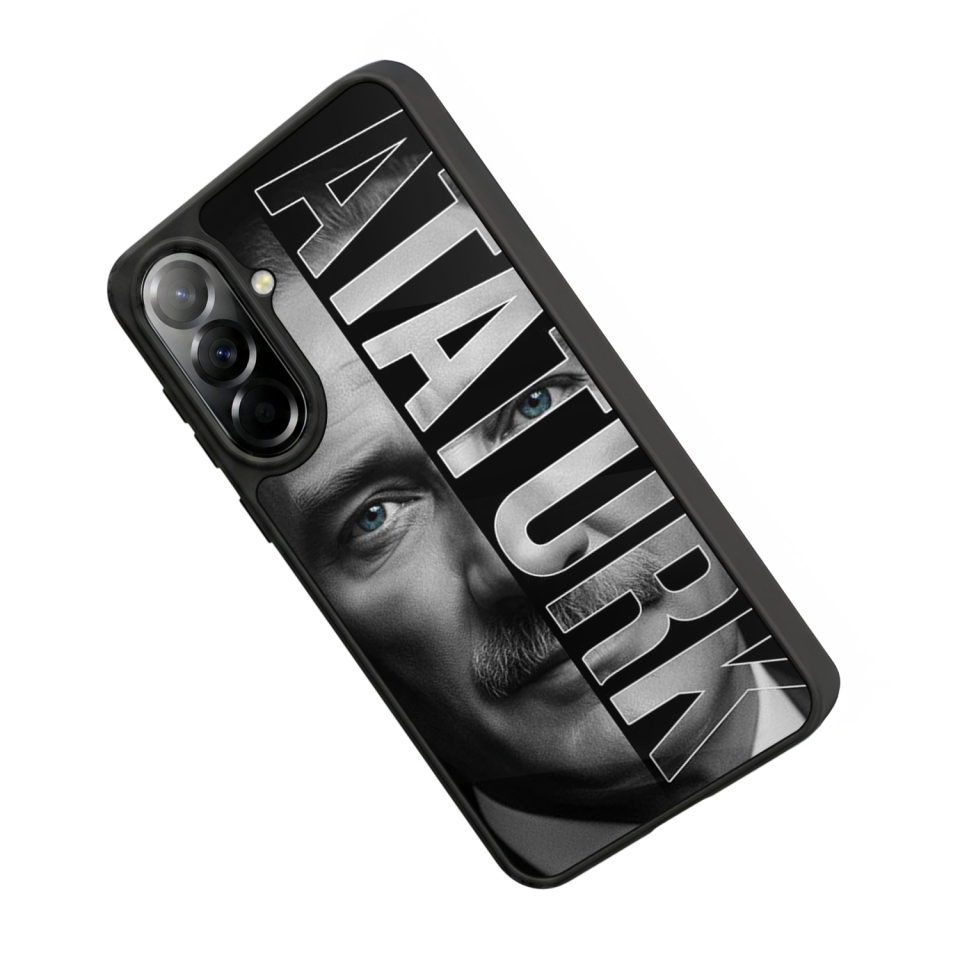 Samsung Galaxy A57 Uyumlu Mustafa Kemal Ataturk Tasarımlı Glossy Premium Kılıf
