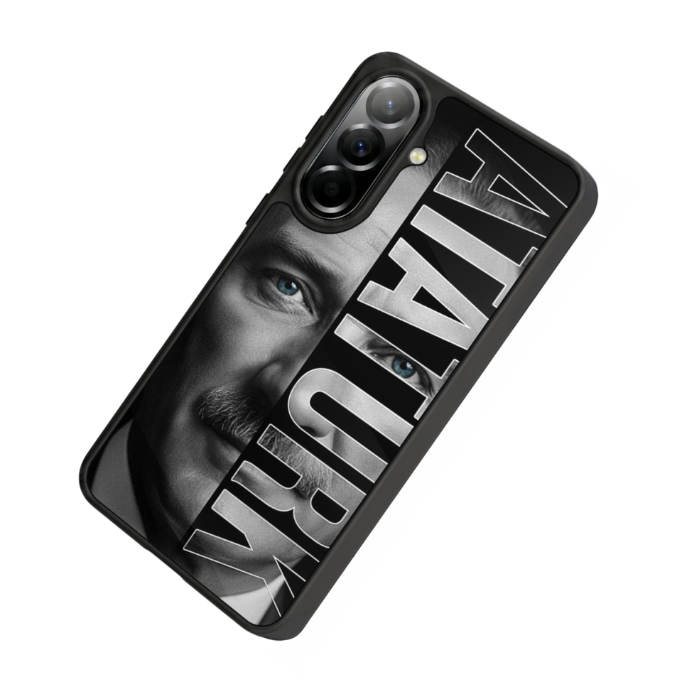 Samsung Galaxy A57 Uyumlu Mustafa Kemal Ataturk Tasarımlı Glossy Premium Kılıf