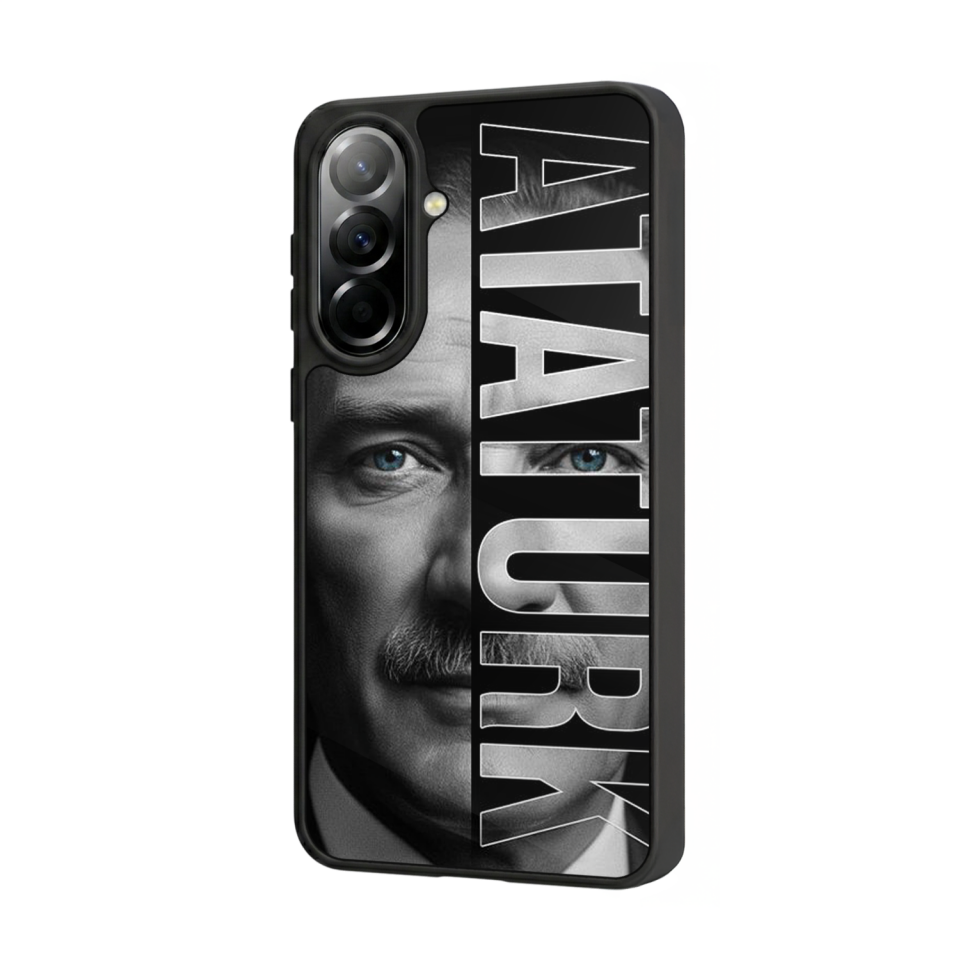 Samsung Galaxy A57 Uyumlu Mustafa Kemal Ataturk Tasarımlı Glossy Premium Kılıf