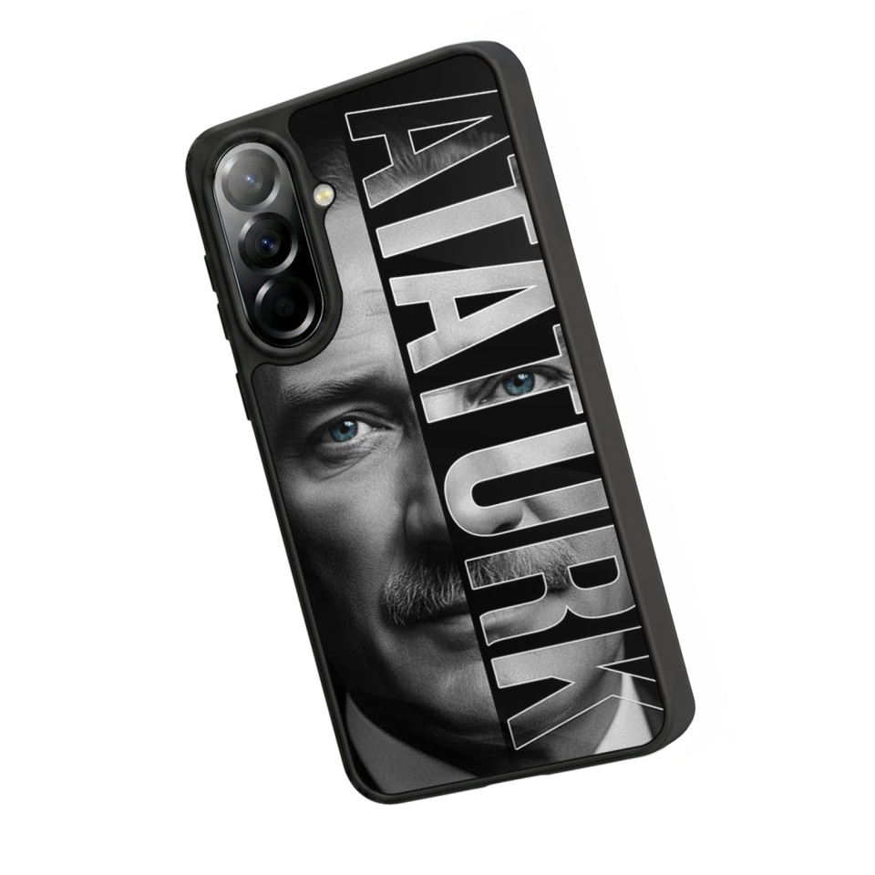 Samsung Galaxy A57 Uyumlu Mustafa Kemal Ataturk Tasarımlı Glossy Premium Kılıf