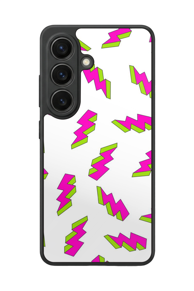 Samsung Galaxy S26 Uyumlu Simsek Tasarımlı Glossy Premium Kılıf