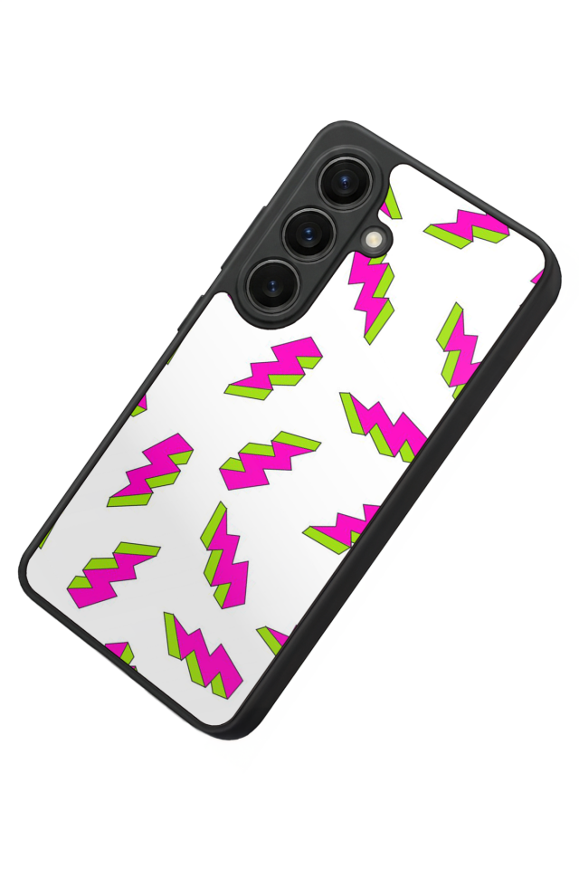 Samsung Galaxy S26 Uyumlu Simsek Tasarımlı Glossy Premium Kılıf