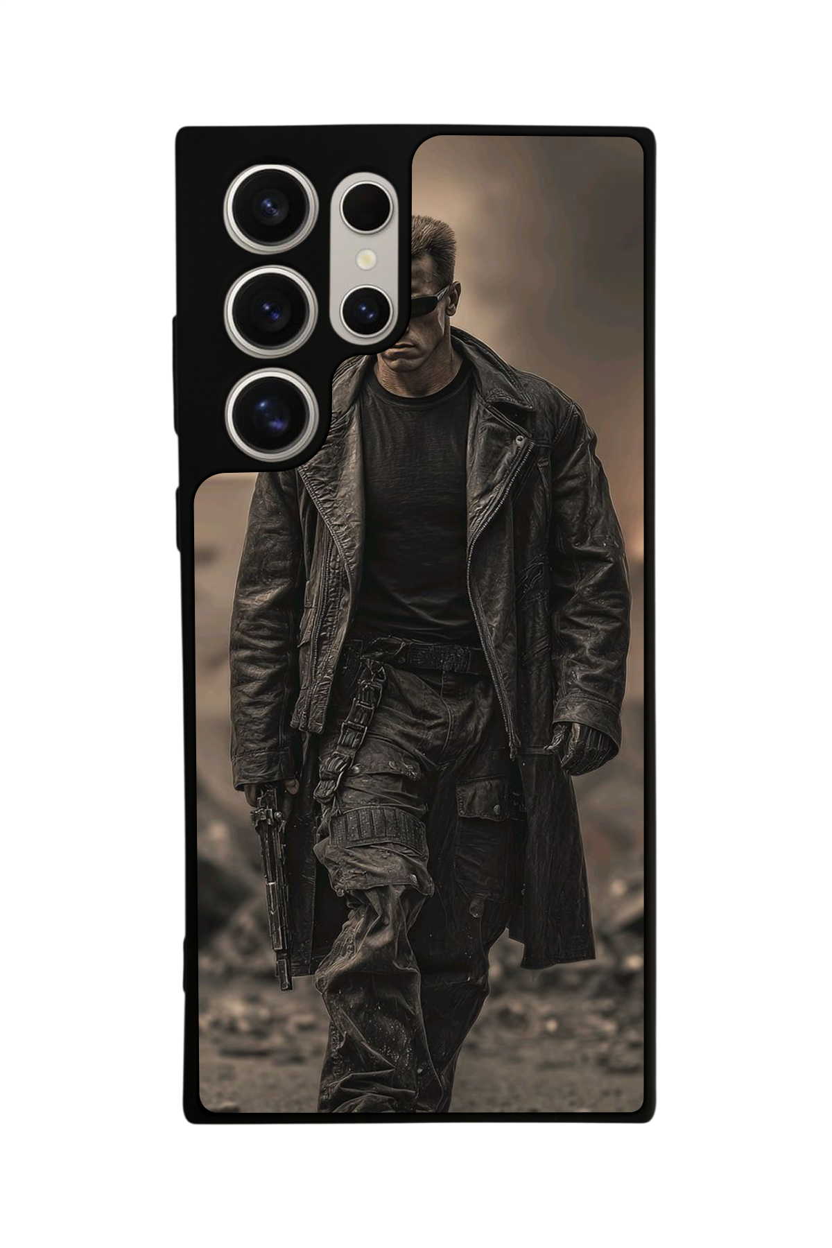 Samsung Galaxy S22 Ultra Uyumlu Terminator Tasarımlı Glossy Premium Kılıf