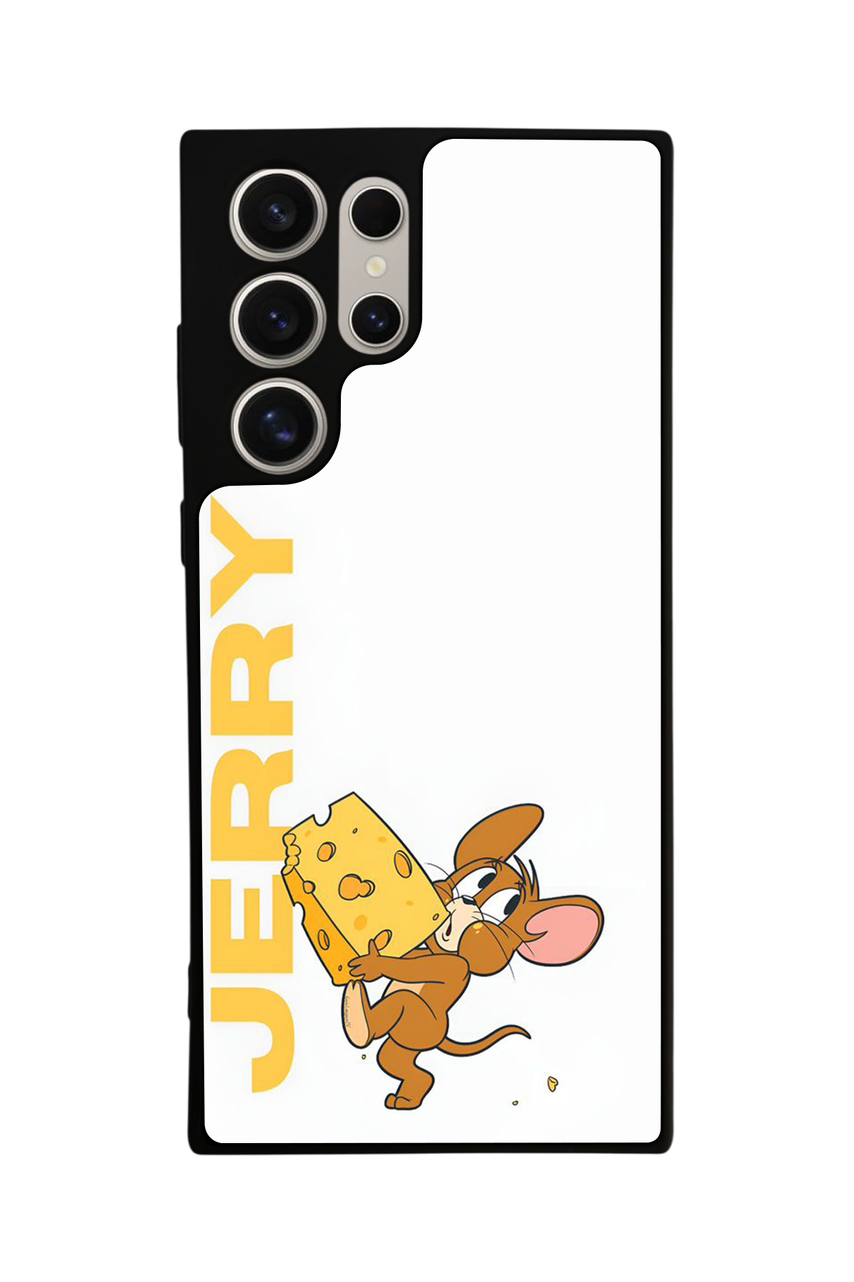 Samsung Galaxy S23 Ultra Uyumlu Tom And Jerry Tasarımlı Glossy Premium Kılıf