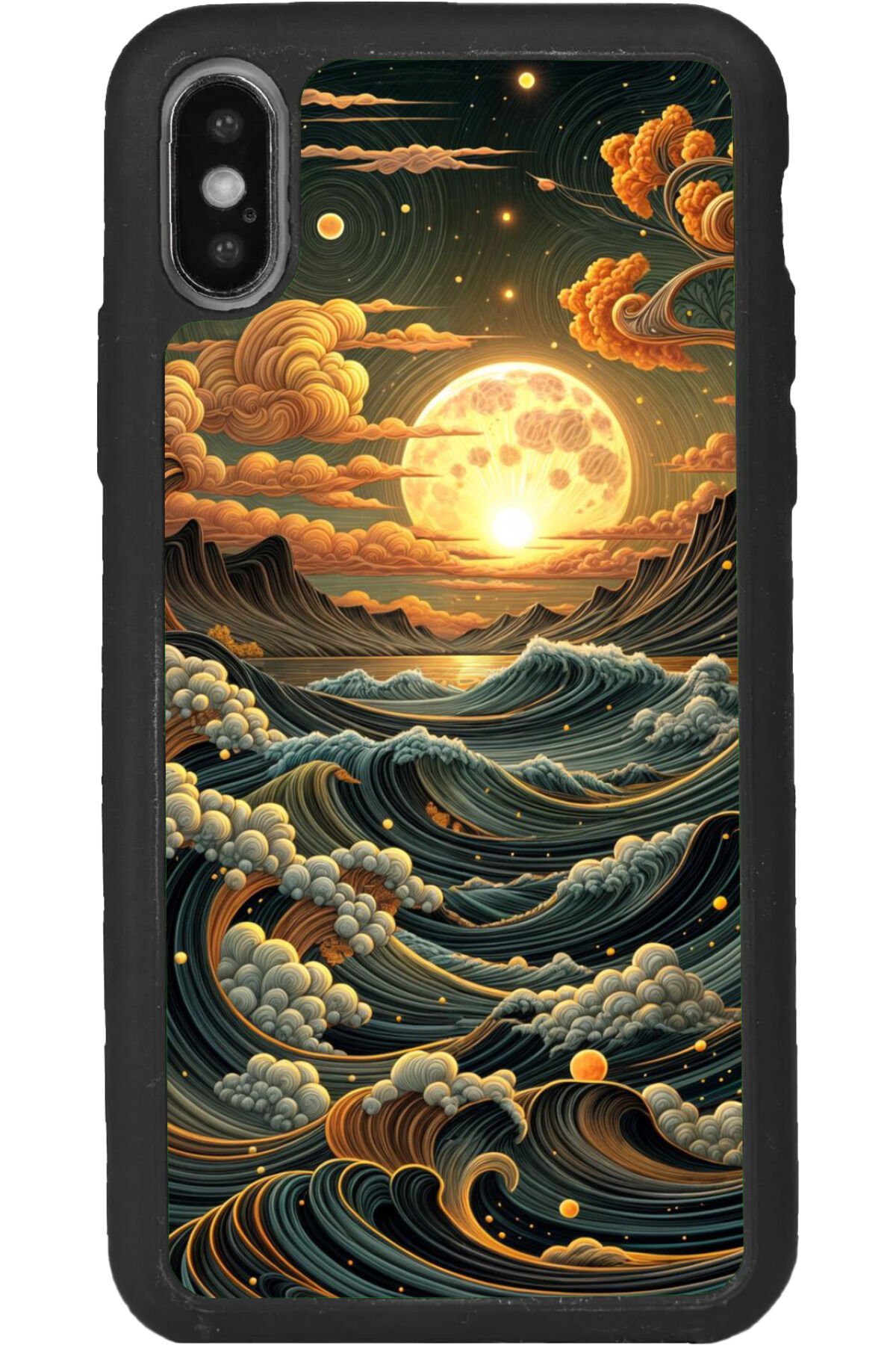 iPhone XS Max Uyumlu Mat Siyah uyumlu Kılıf – Yumuşak Silikon, Koruyucu, Şok Emici Kapak