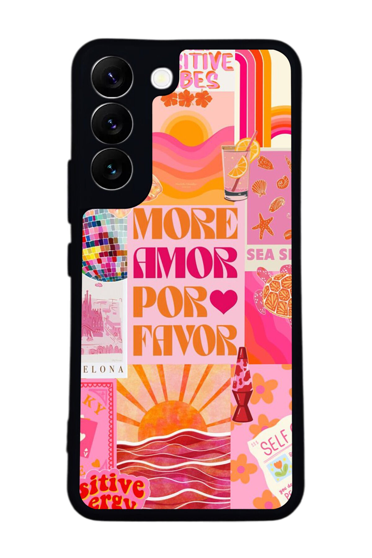 Samsung Galaxy S22 Uyumlu Poster Tasarımlı Glossy Premium Kılıf