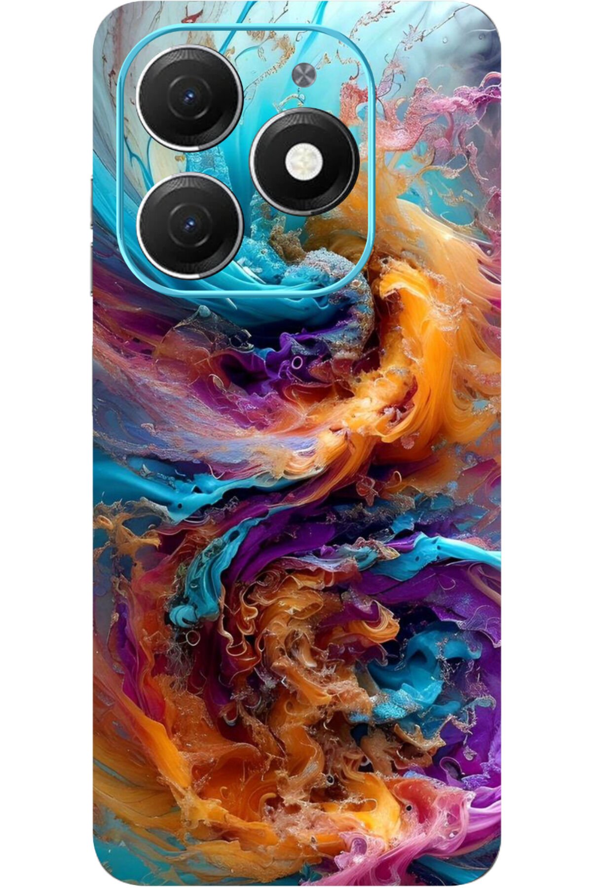 Realme C63 Kamera Korumalı HD Tam Kaplama Baskılı Kılıf