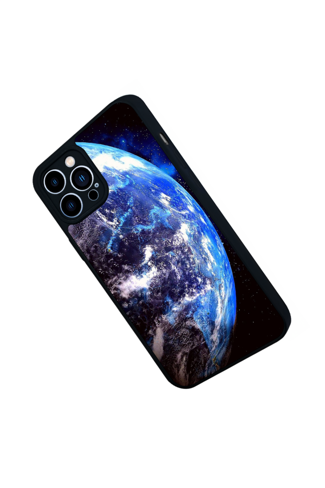 iPhone 13 Pro Max Uyumlu Ay Tasarımlı Glossy Premium Kılıf