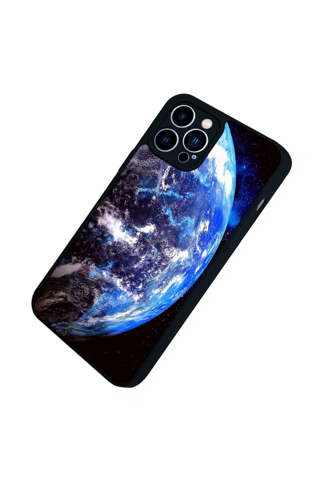 iPhone 13 Pro Max Uyumlu Ay Tasarımlı Glossy Premium Kılıf