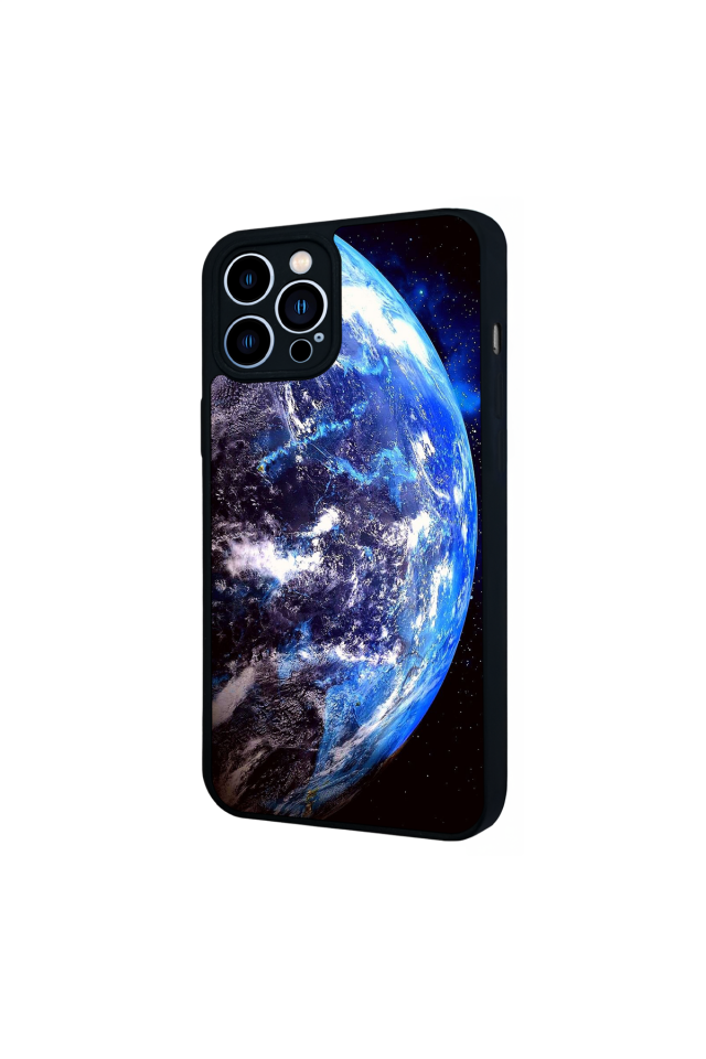 iPhone 13 Pro Max Uyumlu Ay Tasarımlı Glossy Premium Kılıf