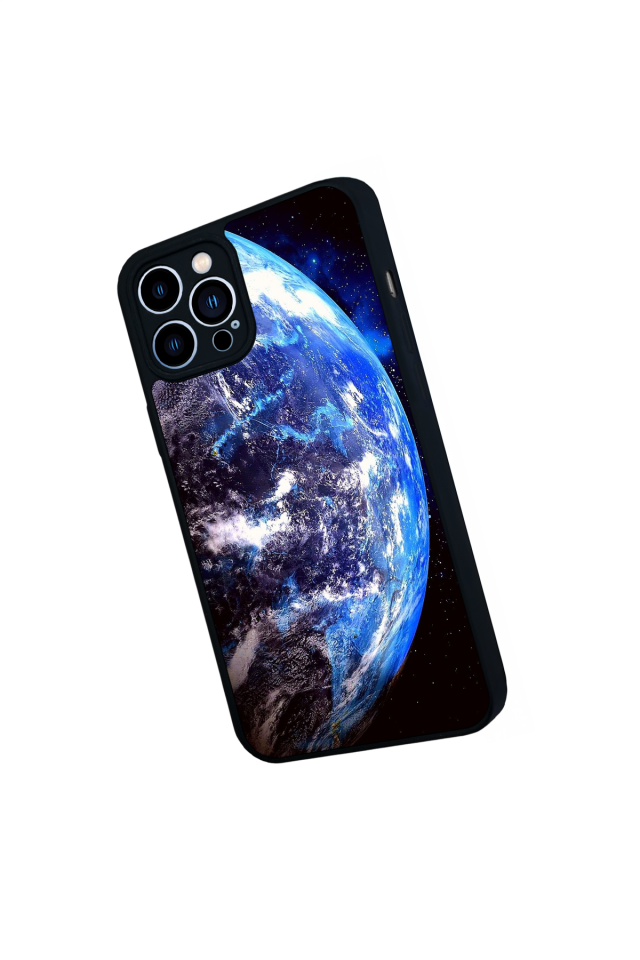 iPhone 13 Pro Max Uyumlu Ay Tasarımlı Glossy Premium Kılıf