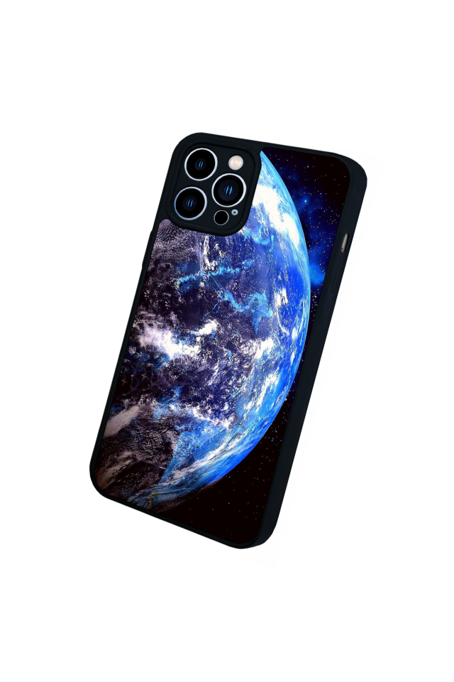 iPhone 13 Pro Max Uyumlu Ay Tasarımlı Glossy Premium Kılıf