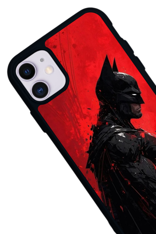 iPhone 11 Uyumlu Batman Tasarımlı Glossy Premium Kılıf