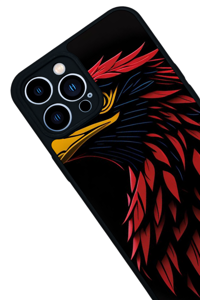 iPhone 13 Pro Max Uyumlu Besiktas Tasarımlı Glossy Premium Kılıf