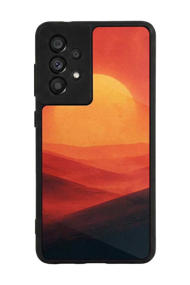Samsung Galaxy A73 Uyumlu Güneş Tasarımlı Glossy Premium Kılıf