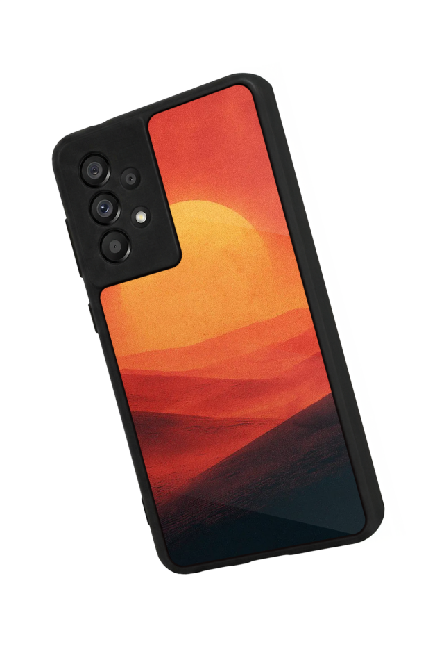 Samsung Galaxy A73 Uyumlu Güneş Tasarımlı Glossy Premium Kılıf